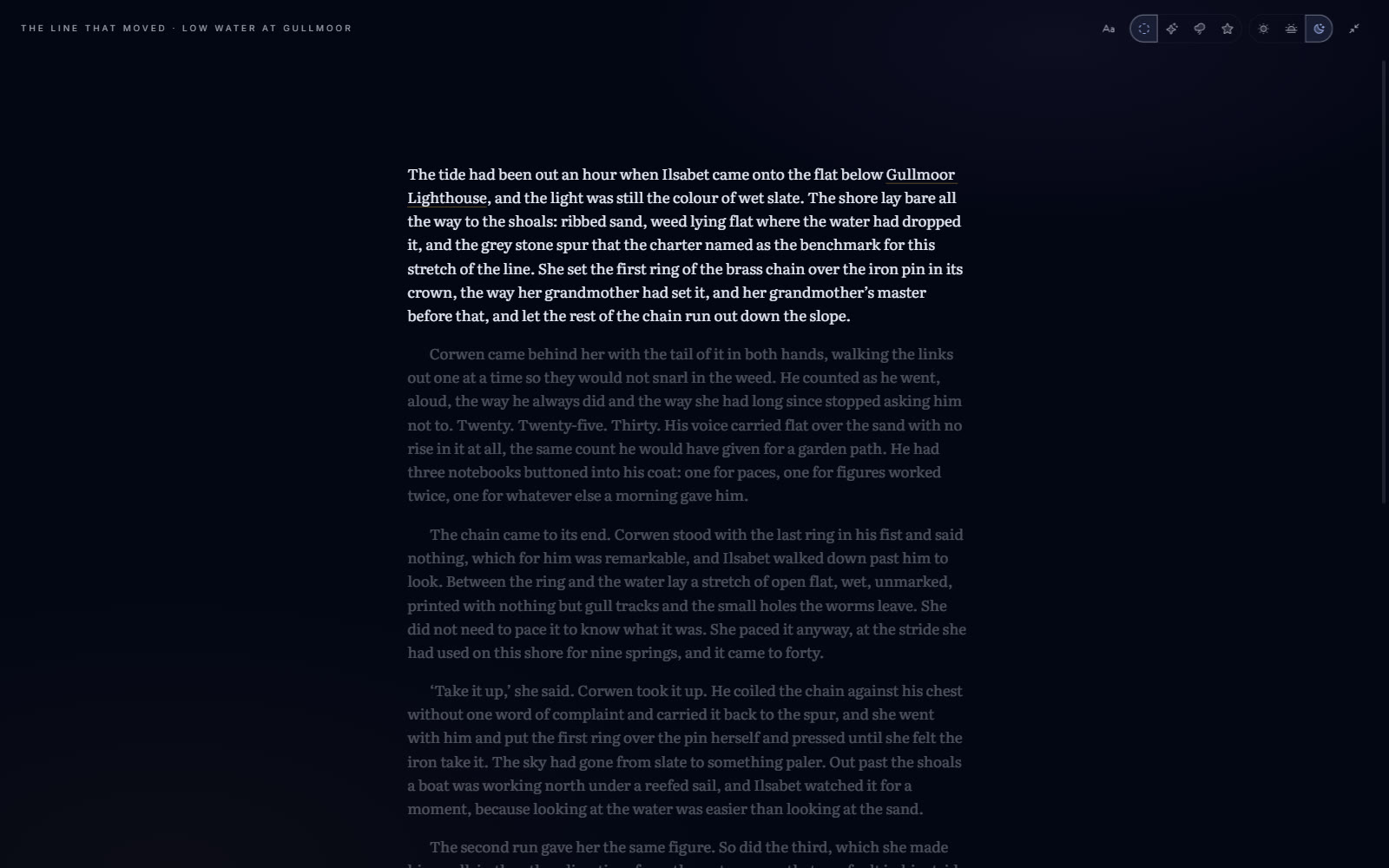 Deep Write: the manuscript editor in focus mode